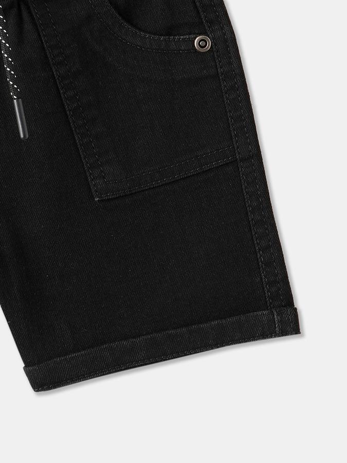 R&B Short For Baby Boys Casual Solid Cotton Blend image number 2