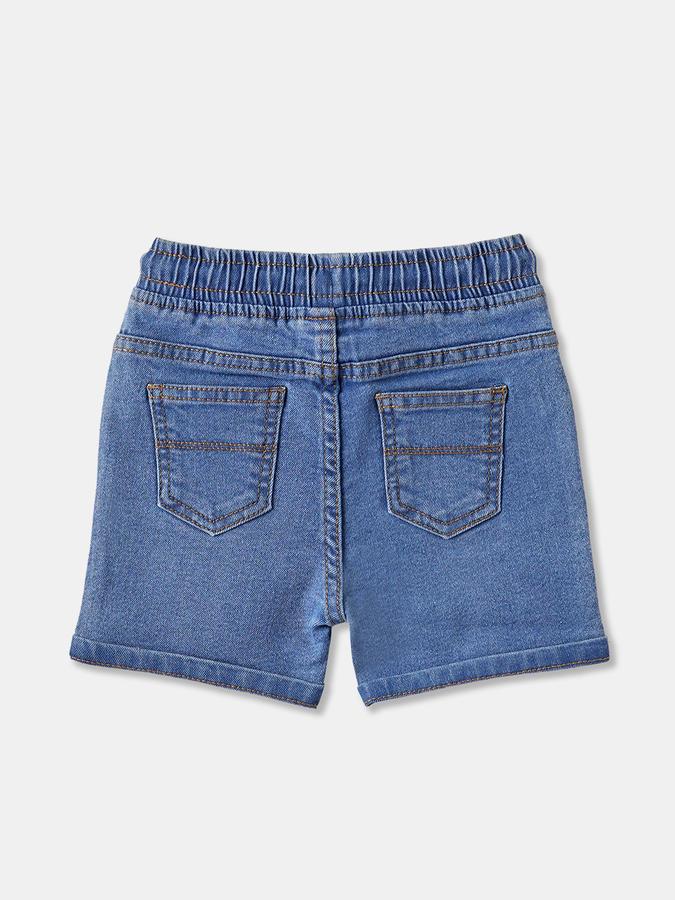 R&B Short For Baby Boys Casual Solid Cotton Blend image number 1