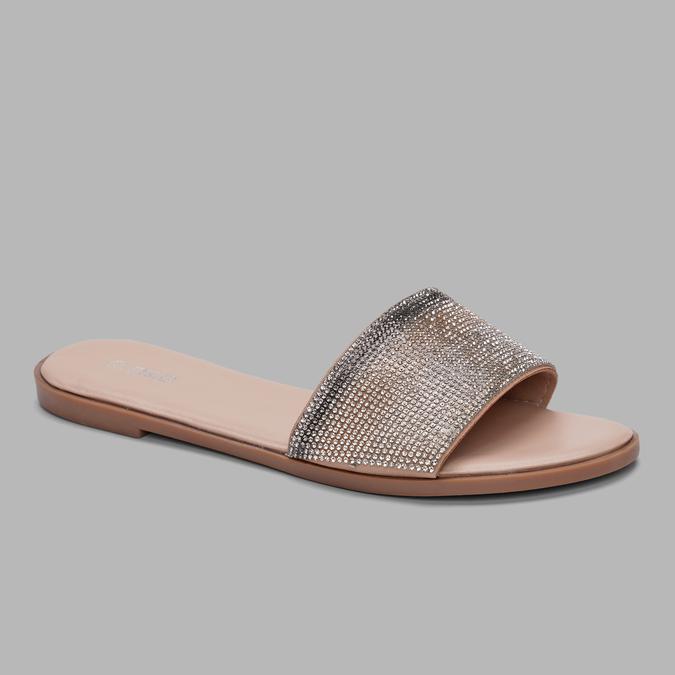 R&B Women's Silver Shimmer Flats image number 2