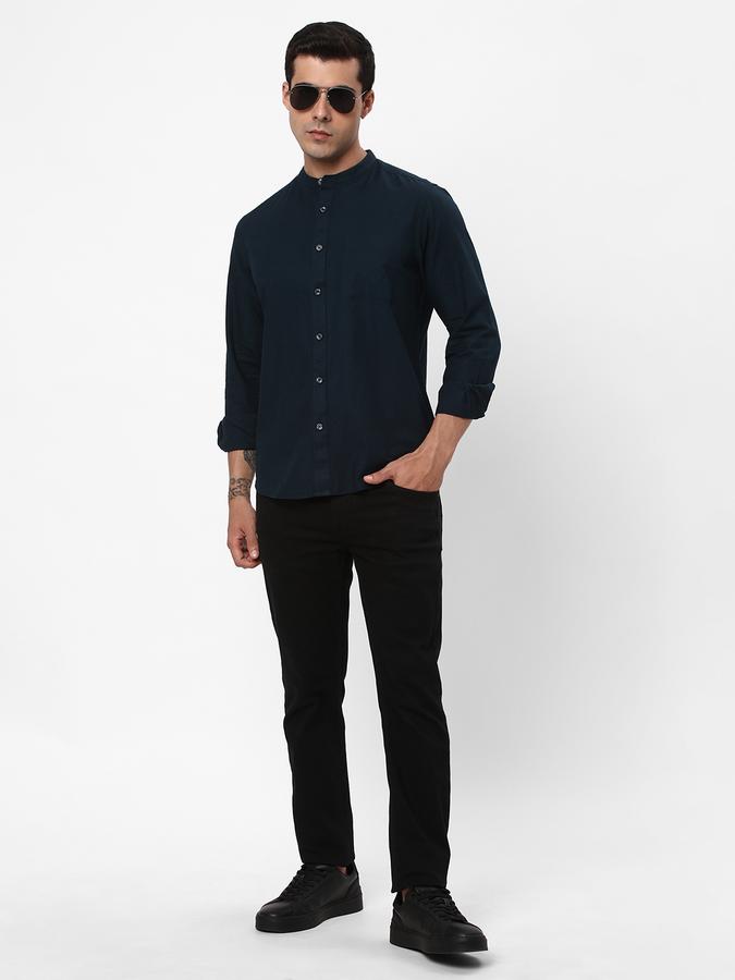 R&B Men's Solid Shirt With Single Pocket image number 1