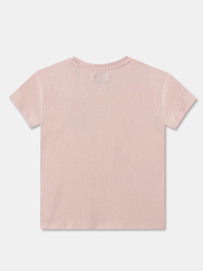 Girls Graphic Round Neck T-shirts Sleeveless image number 1
