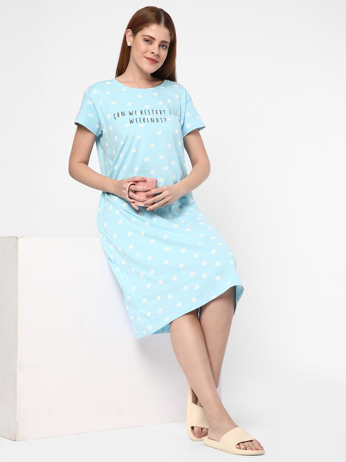 R&B Women Blue Night Dresses image number 1