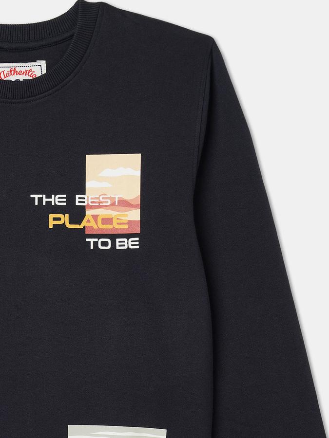 Full Sleeve Graphic Print Boys Sweatshirt image number 2