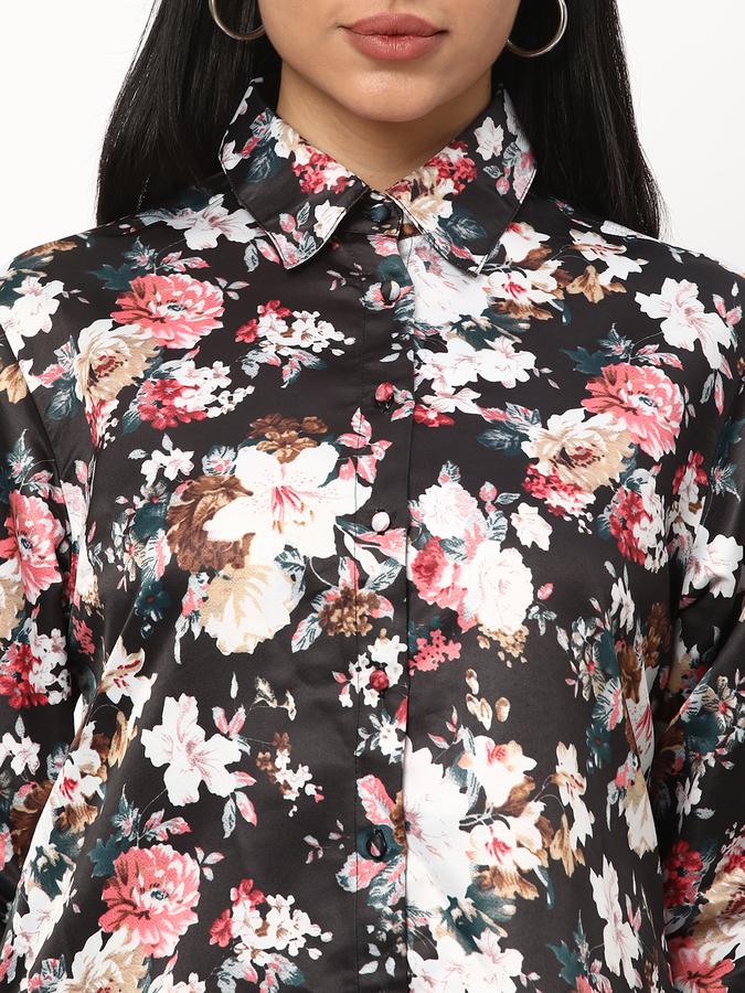 Women Floral Print Regular Fit Top image number 3
