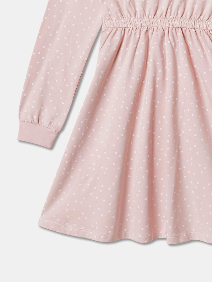 Girls Midi/Knee Length Casual Dress 3/4 Sleeve image number 3