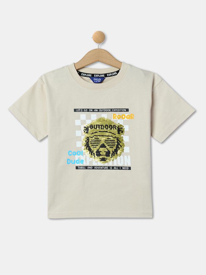 R&B Boys Beige Tshirt