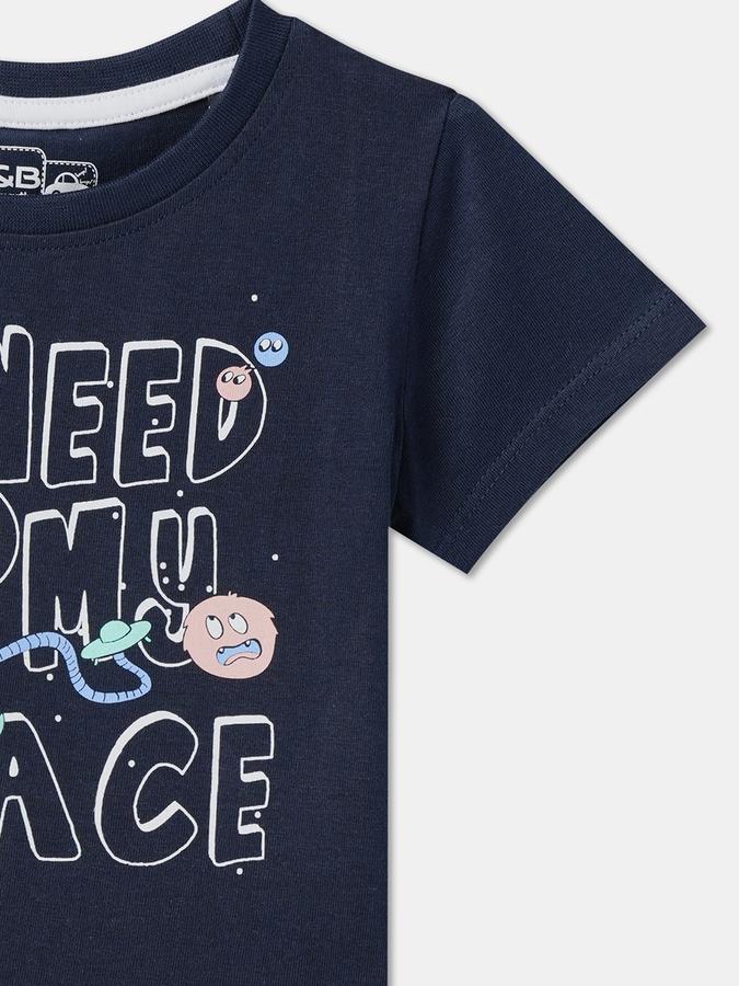 Baby Boys Graphic Print Pure Cotton Regular T Shirt image number 2