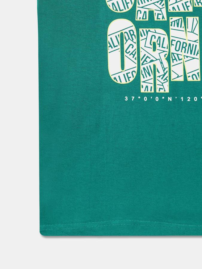 Boys Typographic Print Crew-Neck T-Shirt image number 3