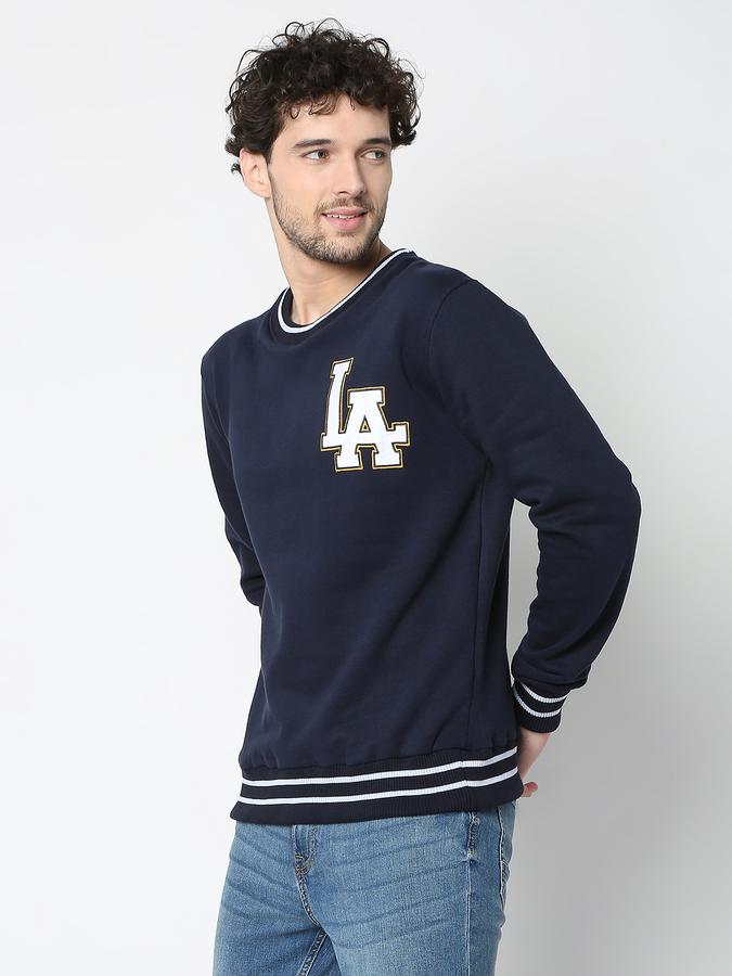 Men Regular Fit Crew-Neck Sweatshirt  image number 1