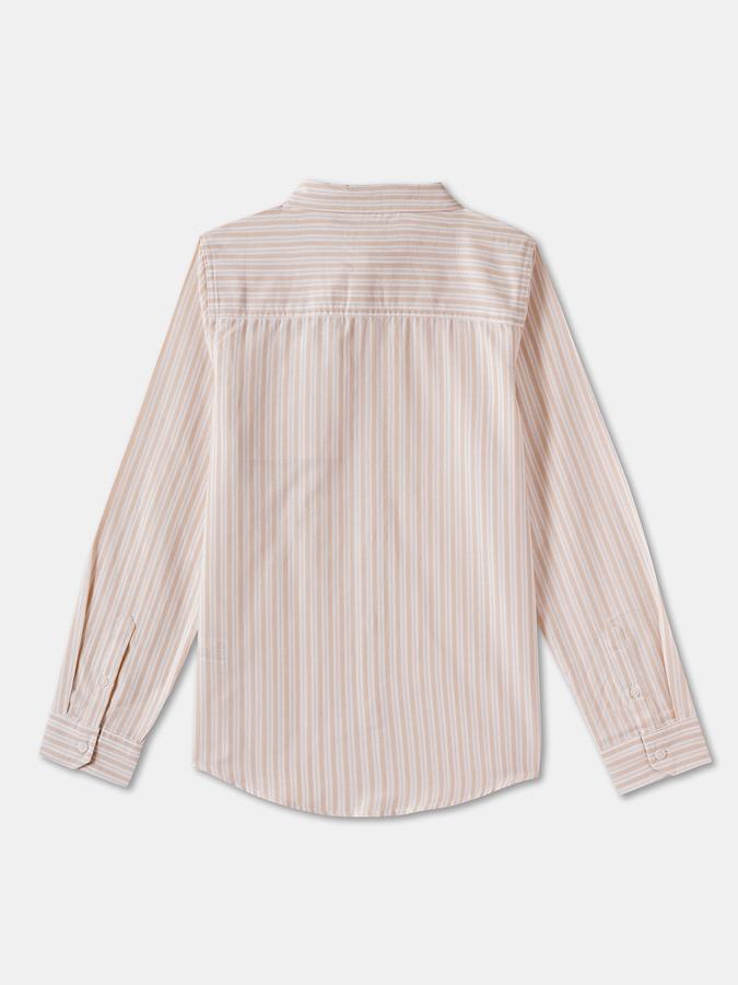 Boys Regular Fit Full Sleeve Button-Down Collar Shirt