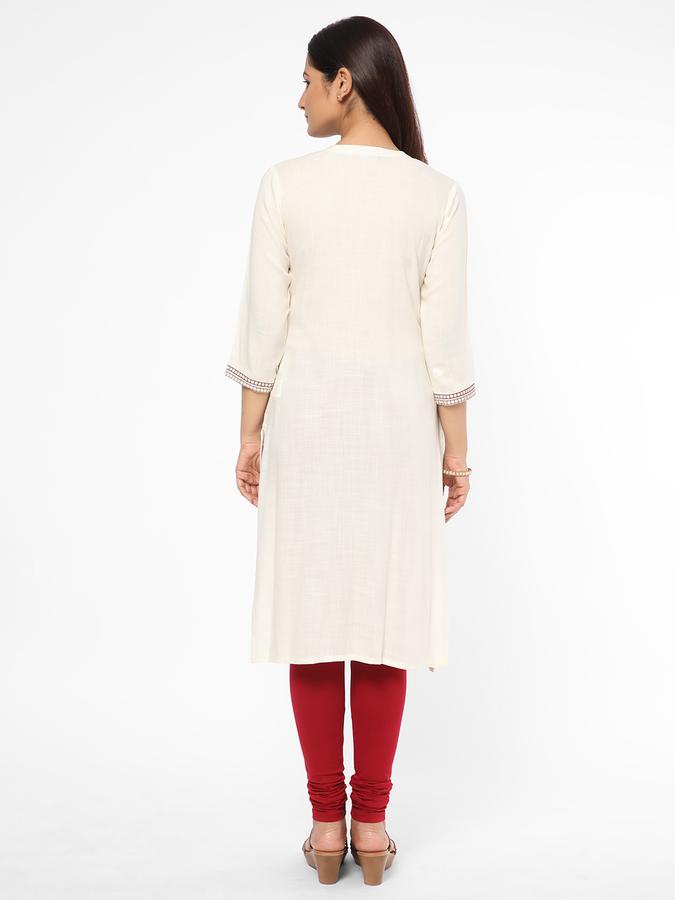 R&B Women White Kurta image number 2