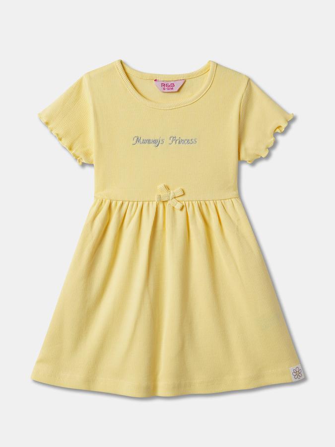 Women Ribbed A-Line Dress image number 0