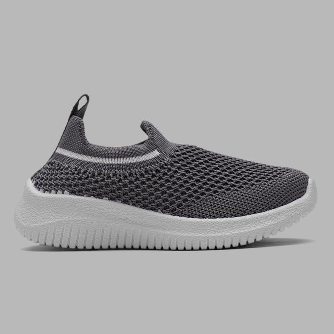 R&B Boy's Grey Knitted Slip-ons image number 1