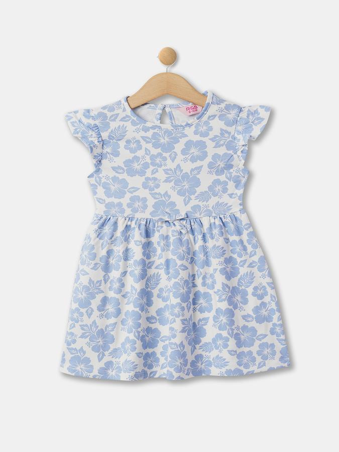 Women Floral Print A-Line Dress 