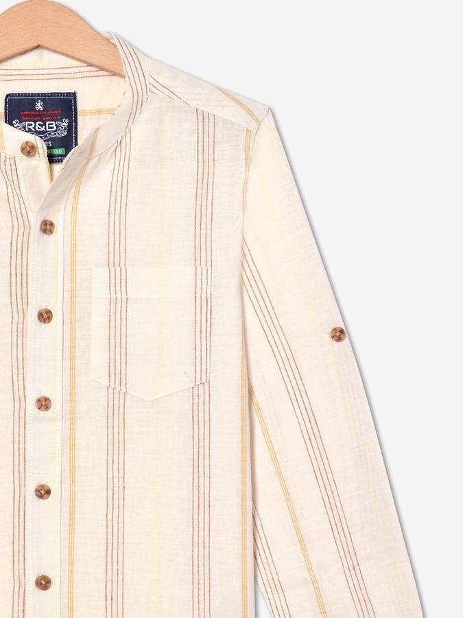 R&B Boys Beige Shirts image number 2