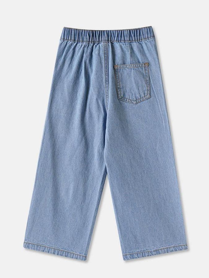 R&B Girls Blue Regular Fit Mid-Rise Jeans