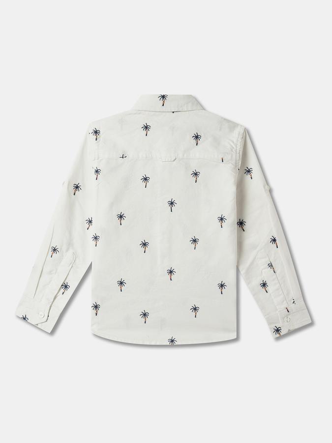 Boys Printed Relaxed Fit Shirt image number 1