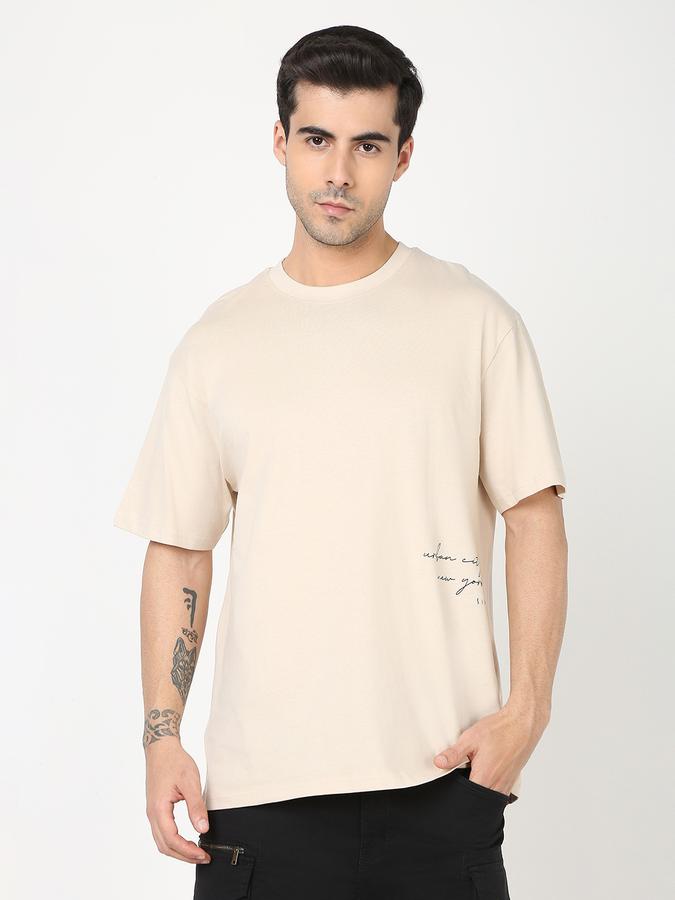 Men Printed Regular Fit Crew-Neck T-Shirt  data-index=