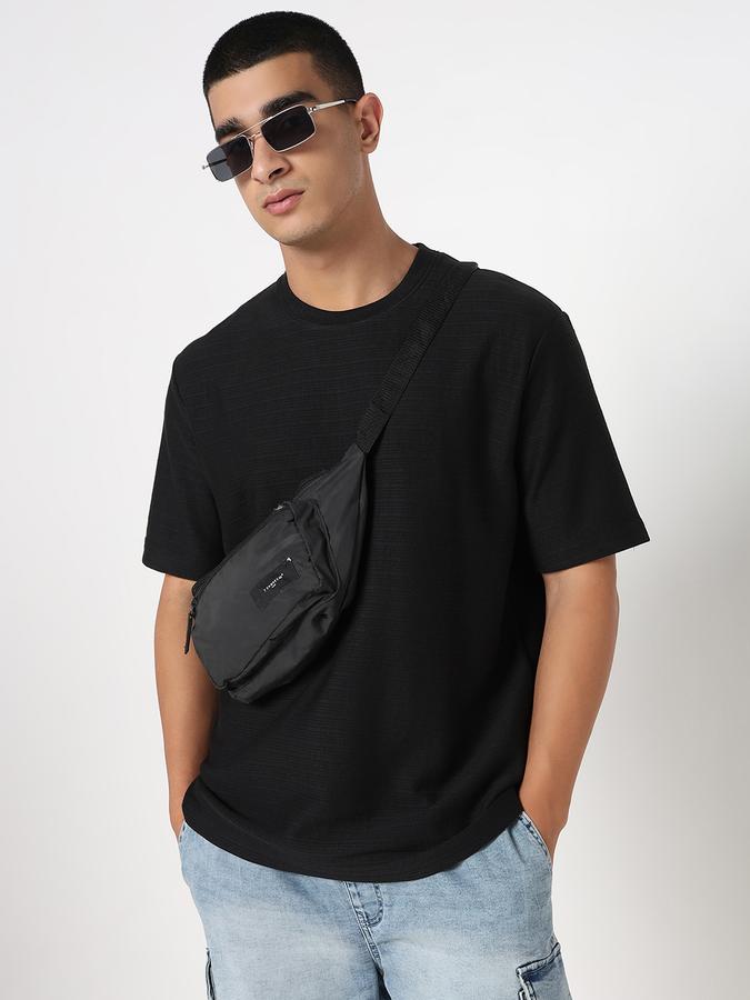 R&B Men's Black T-Shirt