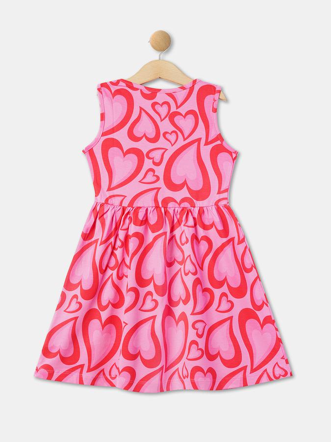 R&B Girls Pink Casual Dresses image number 1