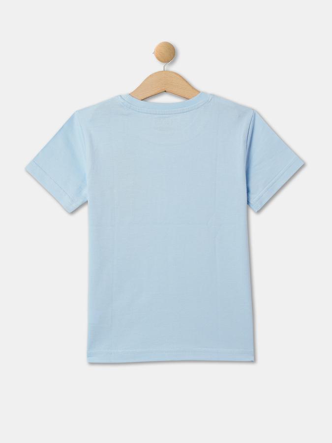 Boys Relaxed Fit Round-Neck T-Shirt image number 1