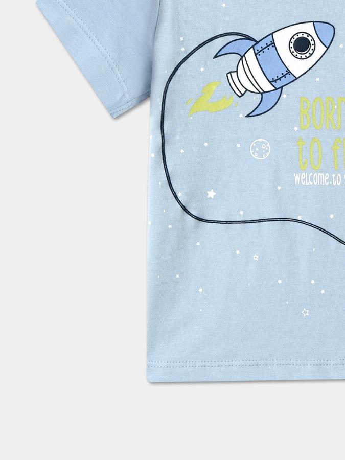 Baby Boys Printed Pure Cotton Regular T Shirt image number 3