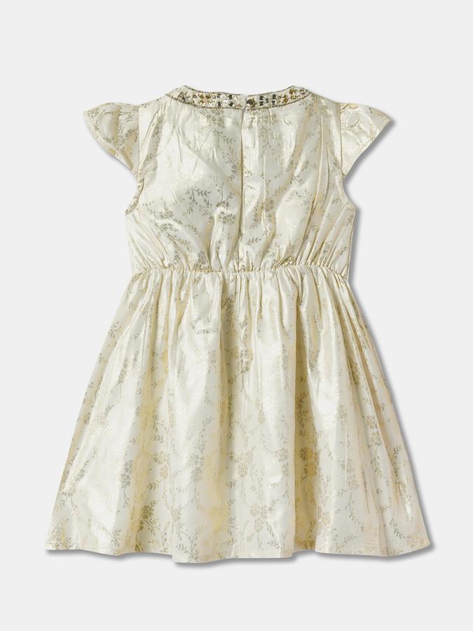 Girls Printed A-Line Dress image number 1