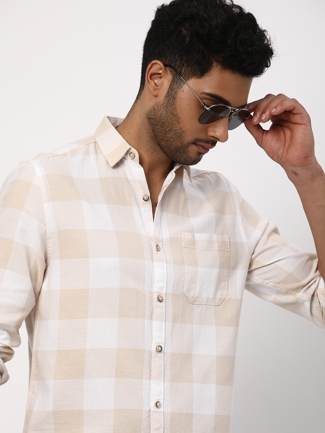 Checked Slim Fit Shirt image number 0