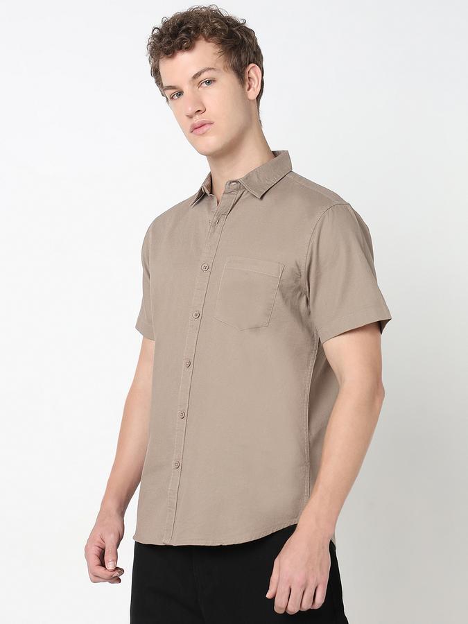 R&B MENS Long sleeves Casual Solid SHIRT image number 1