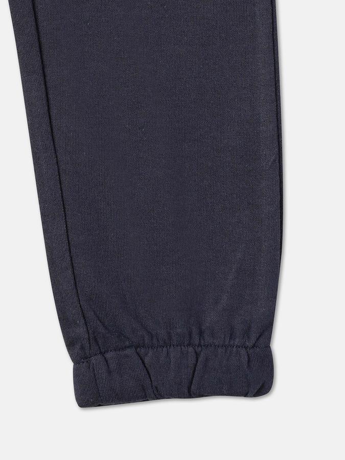 Girls Cotton Regular Fit Drawstring Waist Cuffed Hem Joggers