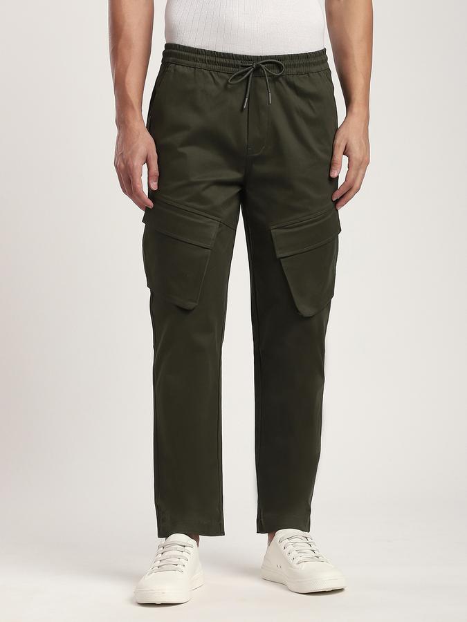 R&B Men's Olive Trousers