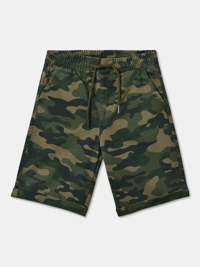 R&B Boys Olive Shorts & 3/4Ths