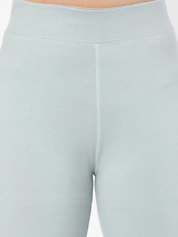 Women Cotton Skinny High Waist Solid Shorts