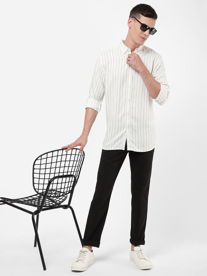 R&B White Men Casual Shirts image number 1