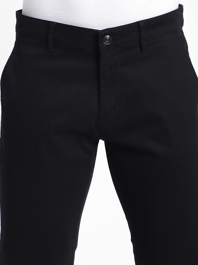 Men Cotton Straight Fit Flat Front Chino Pants