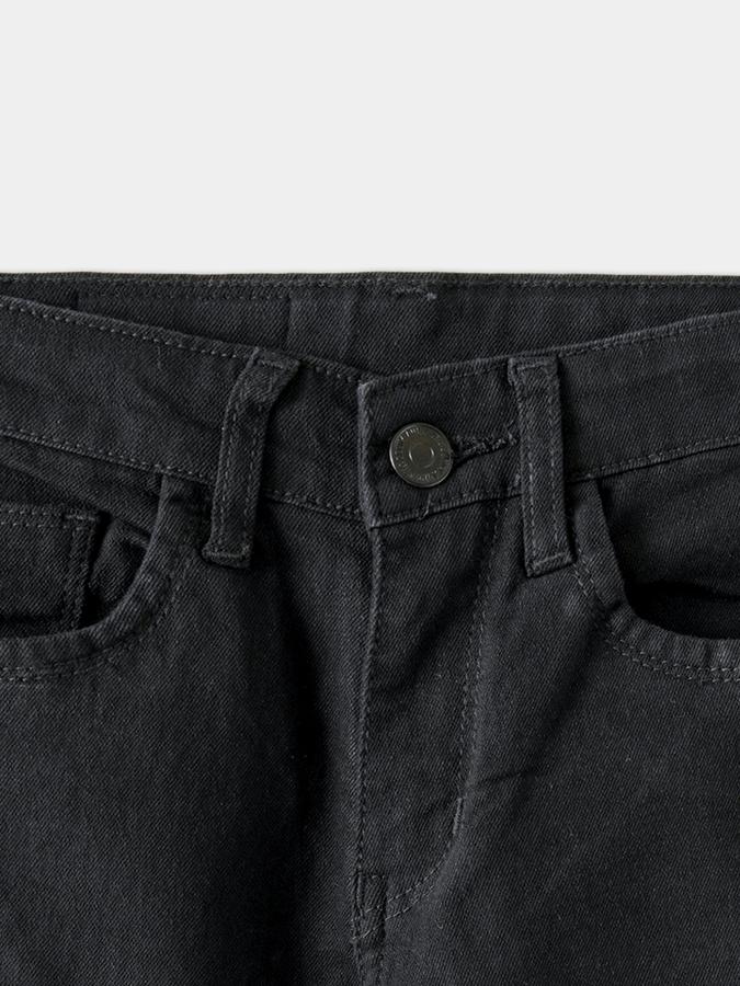 Boys Denim Regular Fit Button Waist Clean Look Jeans