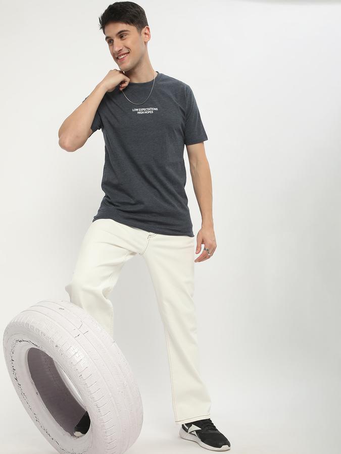 Typographic Print Crew-Neck T-Shirt image number 1