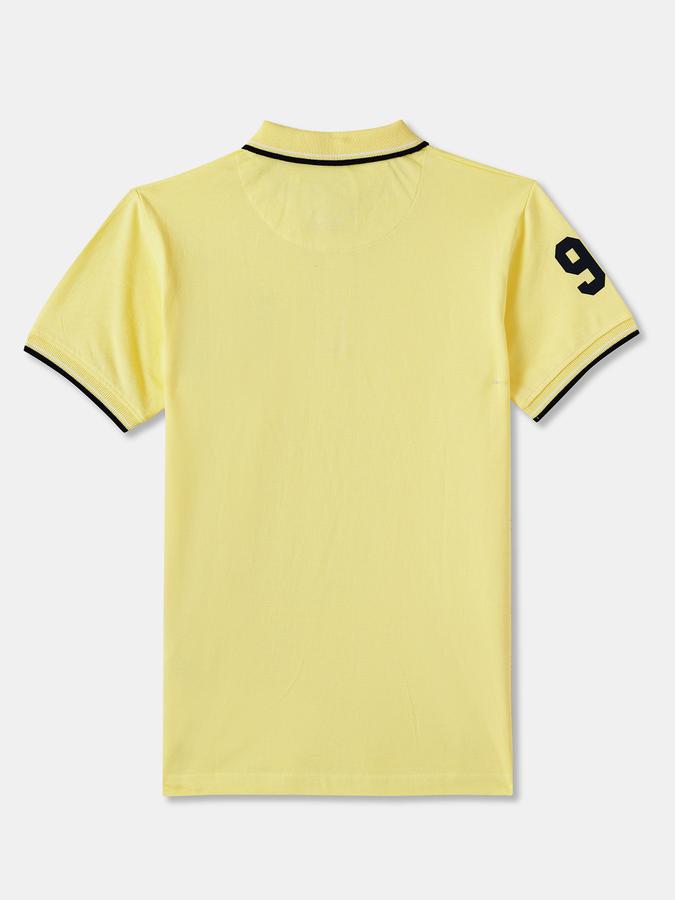 Boys Regular Fit Short Sleeve Polo Collar T-Shirt