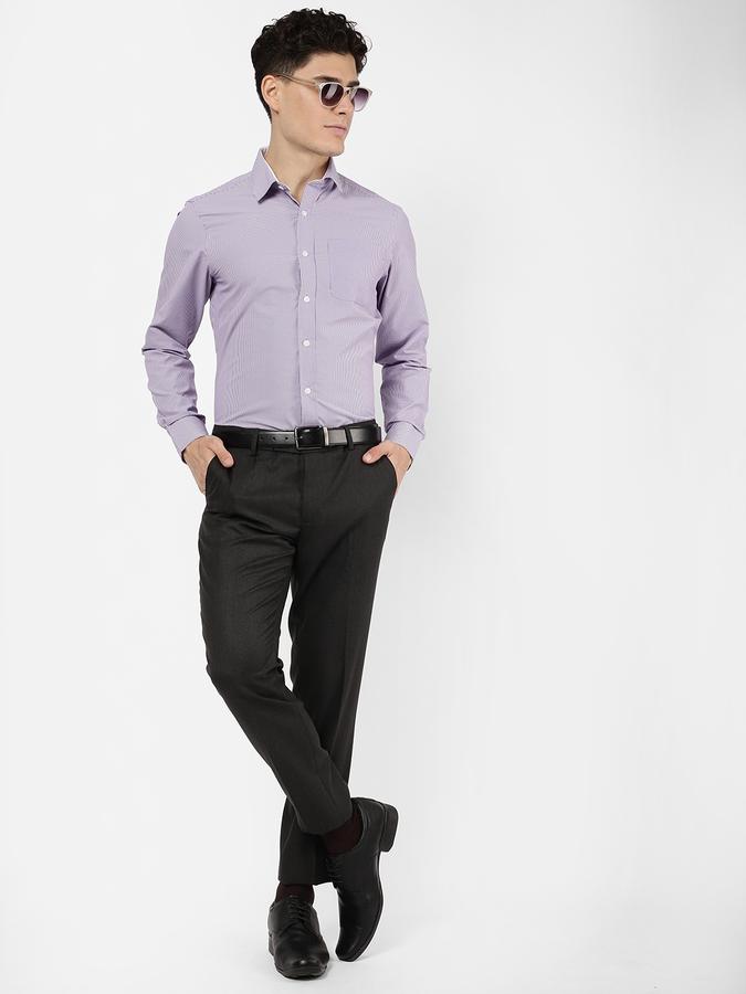 R&B Men Purple Formal Shirts image number 1