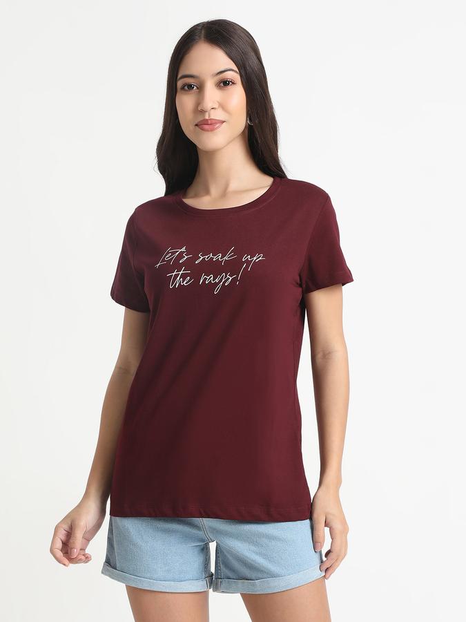 ROUND NECK GRAPHIC PRINTED TEE data-index=