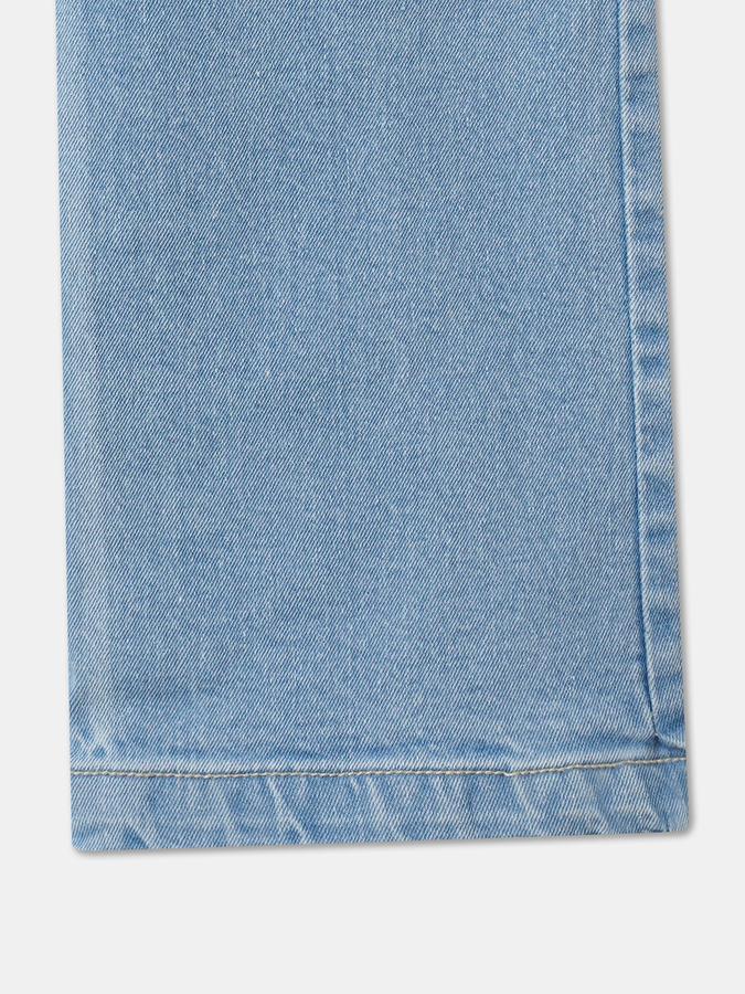 Girls Wide Fit High-Rise Cargo Detail Jeans