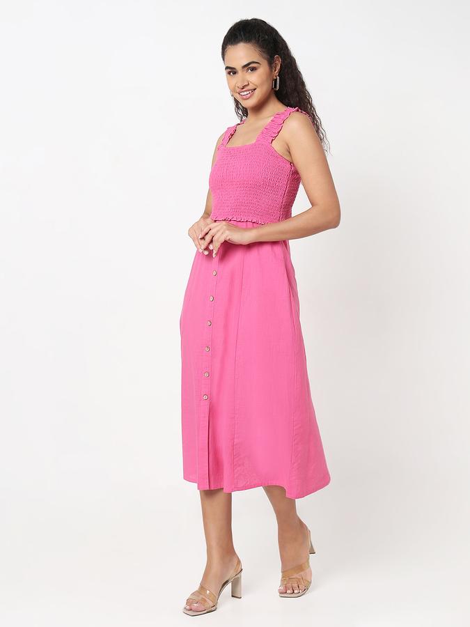 R&B Women A-line Below Knee Dress  image number 2