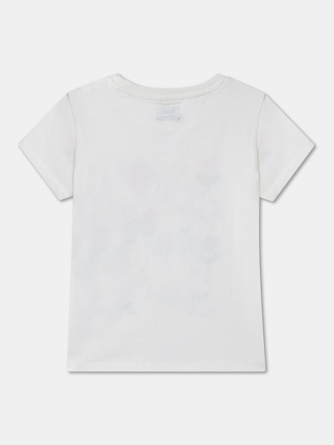 Girls Graphic Print Pure Cotton Regular T Shirt image number 1