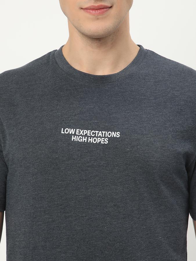 Typographic Print Crew-Neck T-Shirt image number 3