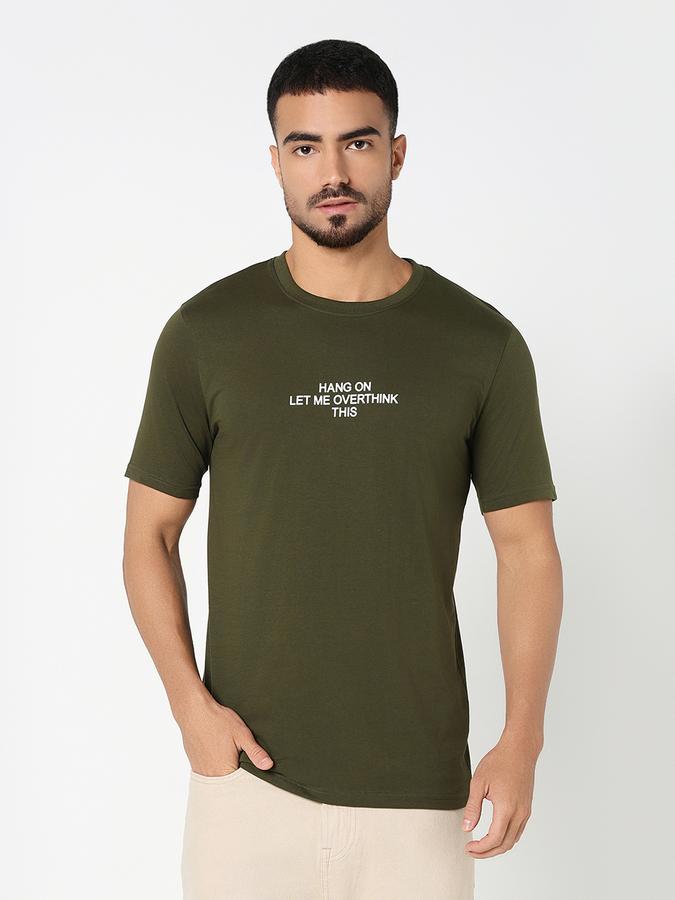 Printed Men Round Neck T-Shirt image number 1