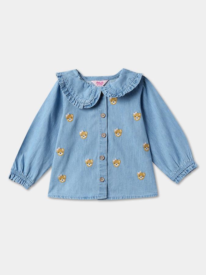 Baby Girls Casual Pure Cotton A-line Top
