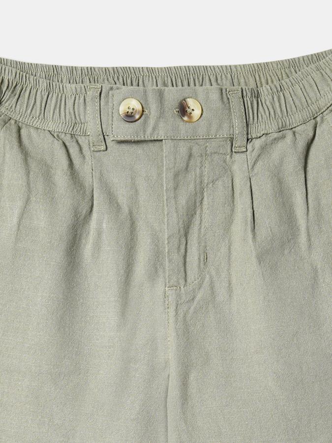 Flat-Front Trousers with Insert Pockets image number 3