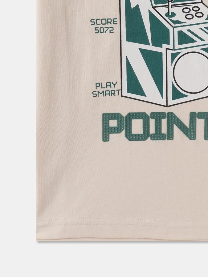 Boys Printed Pure Cotton Regular T Shirt image number 3