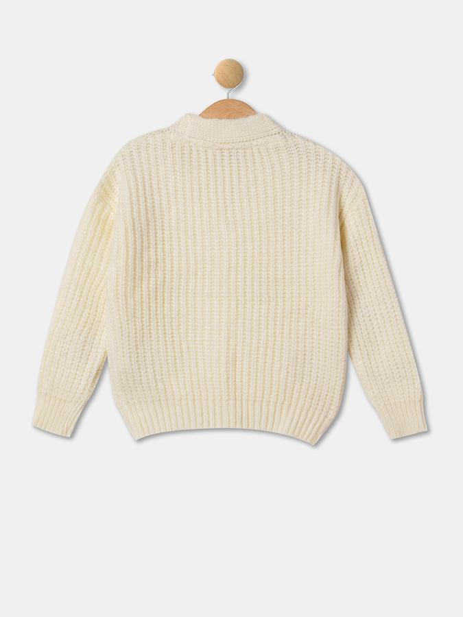 Girls Self-Design Cardigan image number 1
