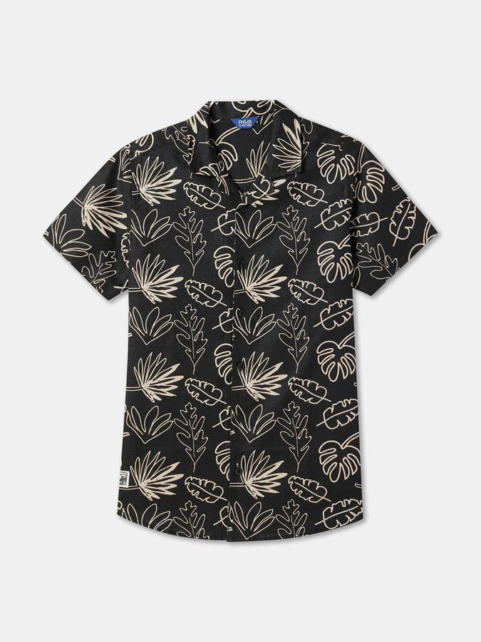 Boys Printed Relaxed Fit Shirt image number 0